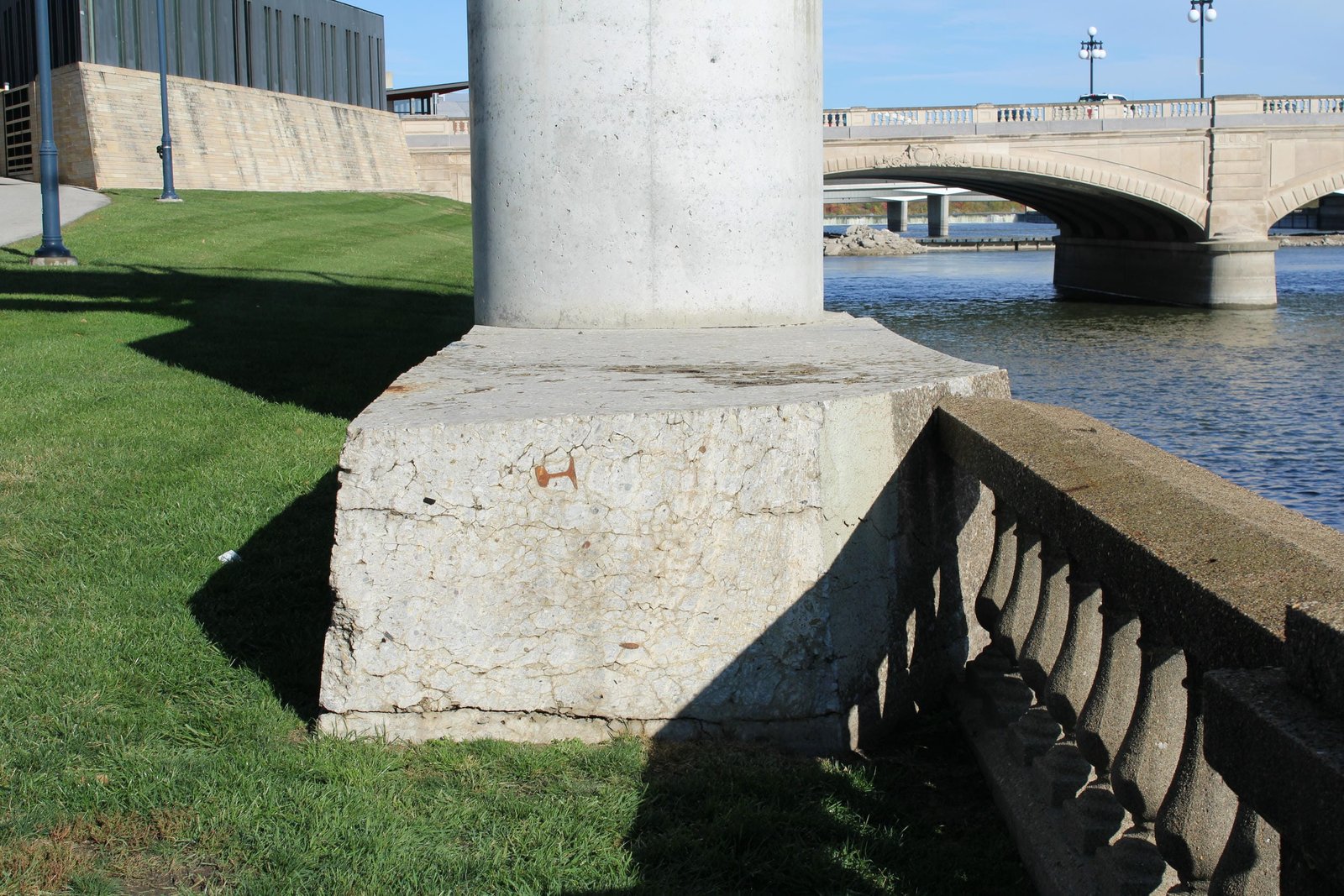 Footing of west pier (pier #5)